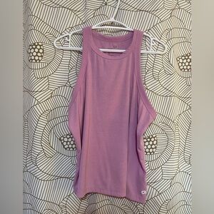 GAPFit pink ribbed tank XL EUC